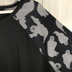 Lularoe Imra Halloween Ghost Shirt Size Small